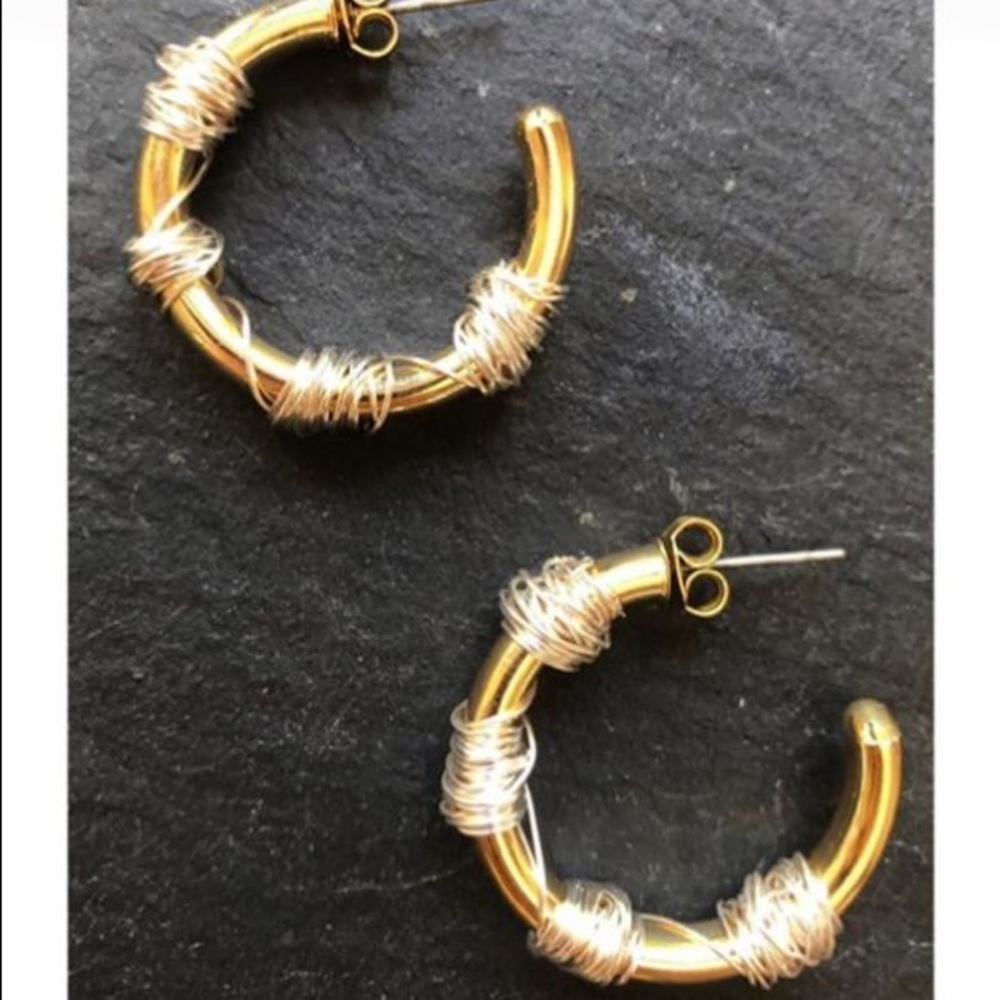 14K Gold Plated Mini Hoop Earrings